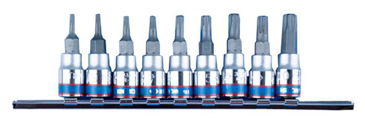 Купить Набор бит для отвертки KING TONY Torx 1/4'' 9 шт. (2119PR) - Фото 1 Набор бит для отвертки KING TONY Torx 1/4'' 9 шт. (2119PR) - Фото 1