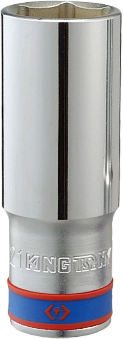 Торцева голівка KING TONY 1/2" довга 17 мм (423517M) - Фото 1