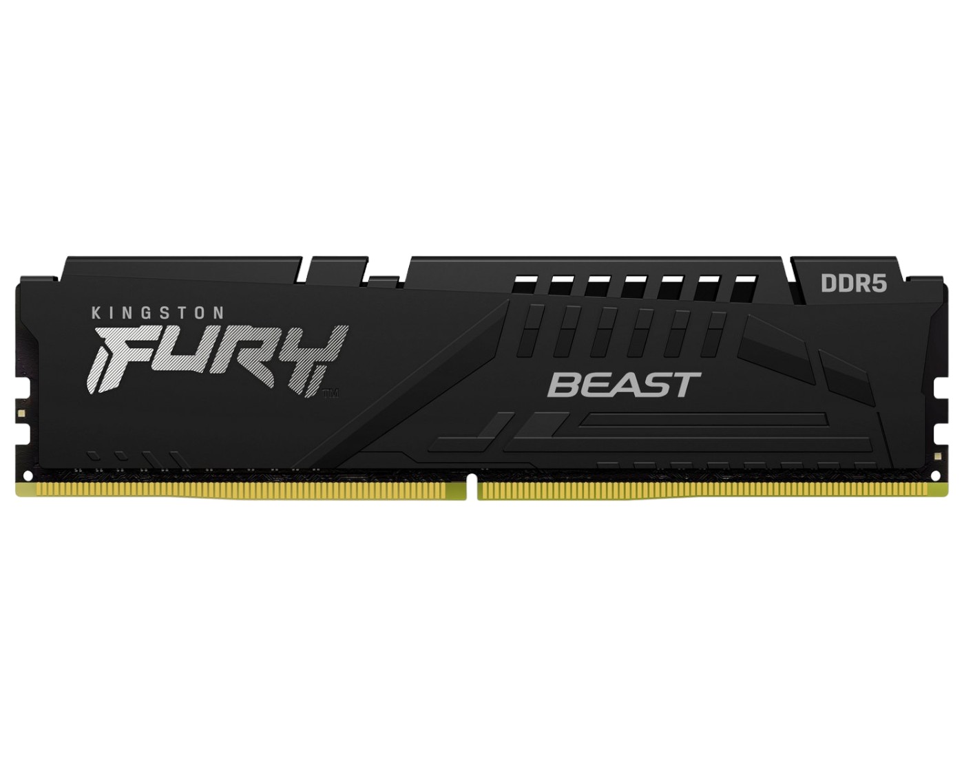 Память DDR Kingston 16GB DDR5 CL32 DIMM FURY Beast Black XMP (KF564C32BB-16) - Фото 1