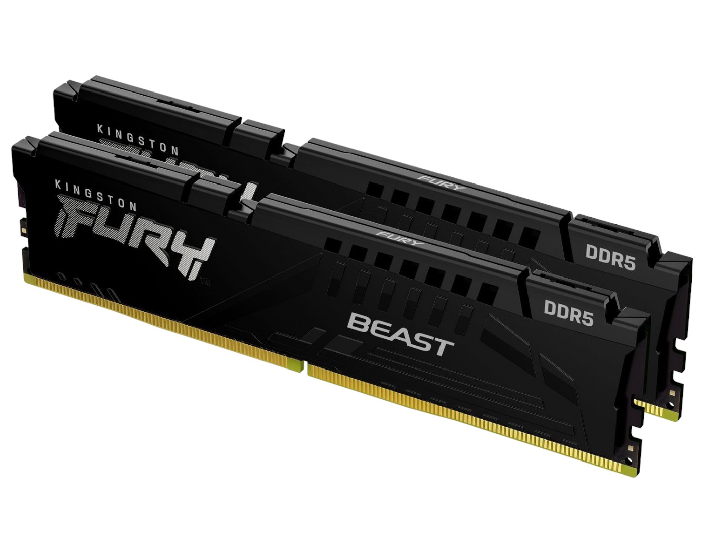 Память DDR Kingston 32GB DDR5 CL34 DIMM FURY Beast Black EXPO (KF568C34BBEK2-32) - Фото 1