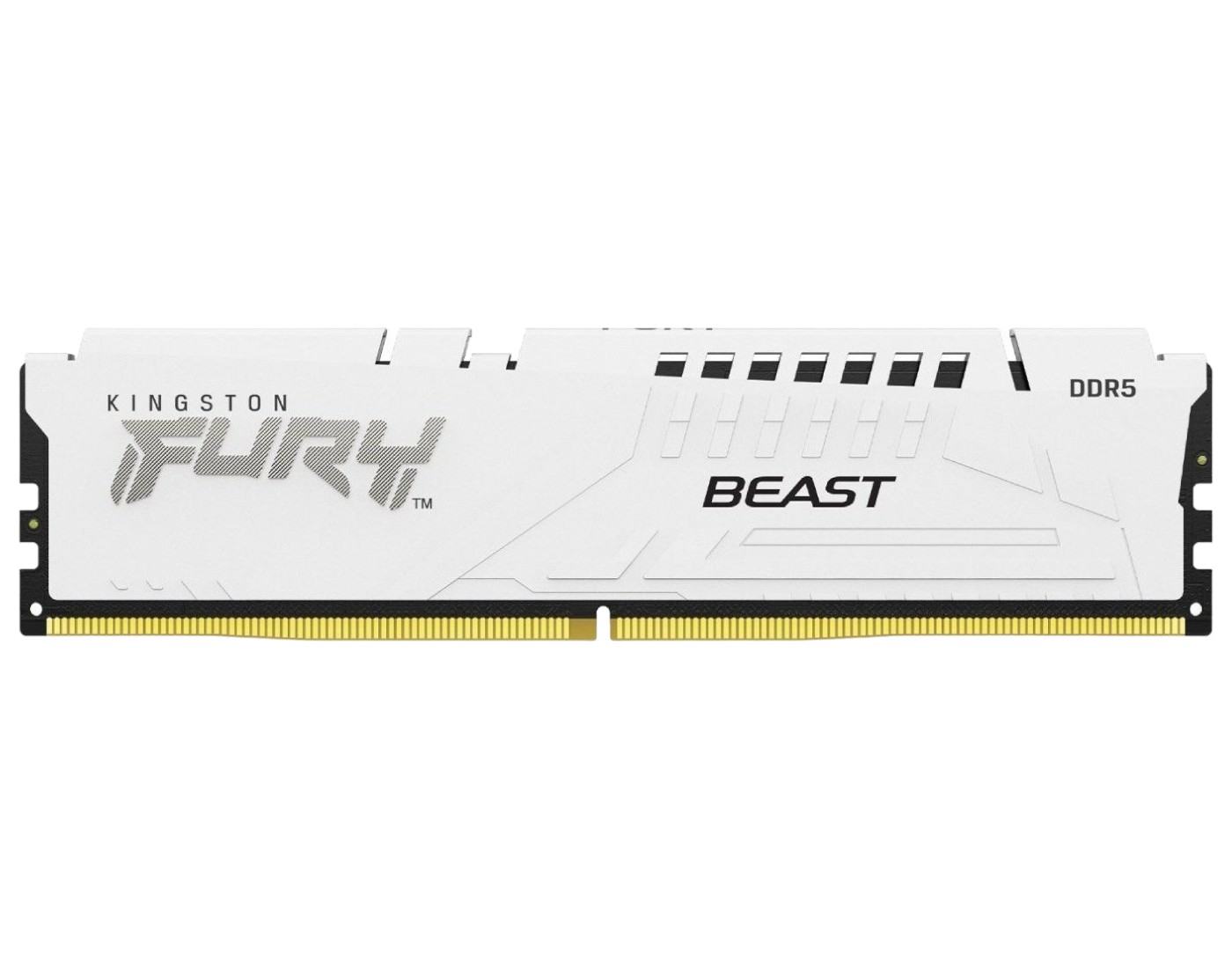 Память DDR Kingston 32GB DDR5 CL30 DIMM FURY Beast White EXPO (KF560C30BWE-32) - Фото 1