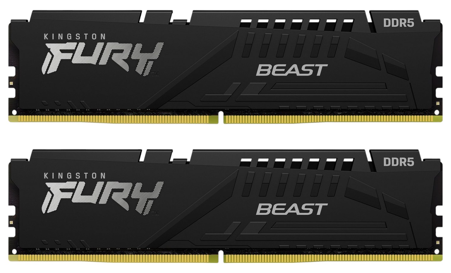 Память DDR Kingston 2x32 64GB DDR5 6000MHz FURY Beast Black EXPO (KF560C36BBE2K2-64) - Фото 1