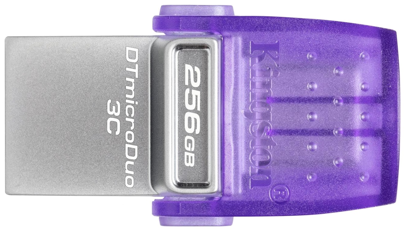 Флеш USB Kingston Duo 3C 256GB USB-A + USB-C (DTDUO3CG3/256GB) - Фото 1