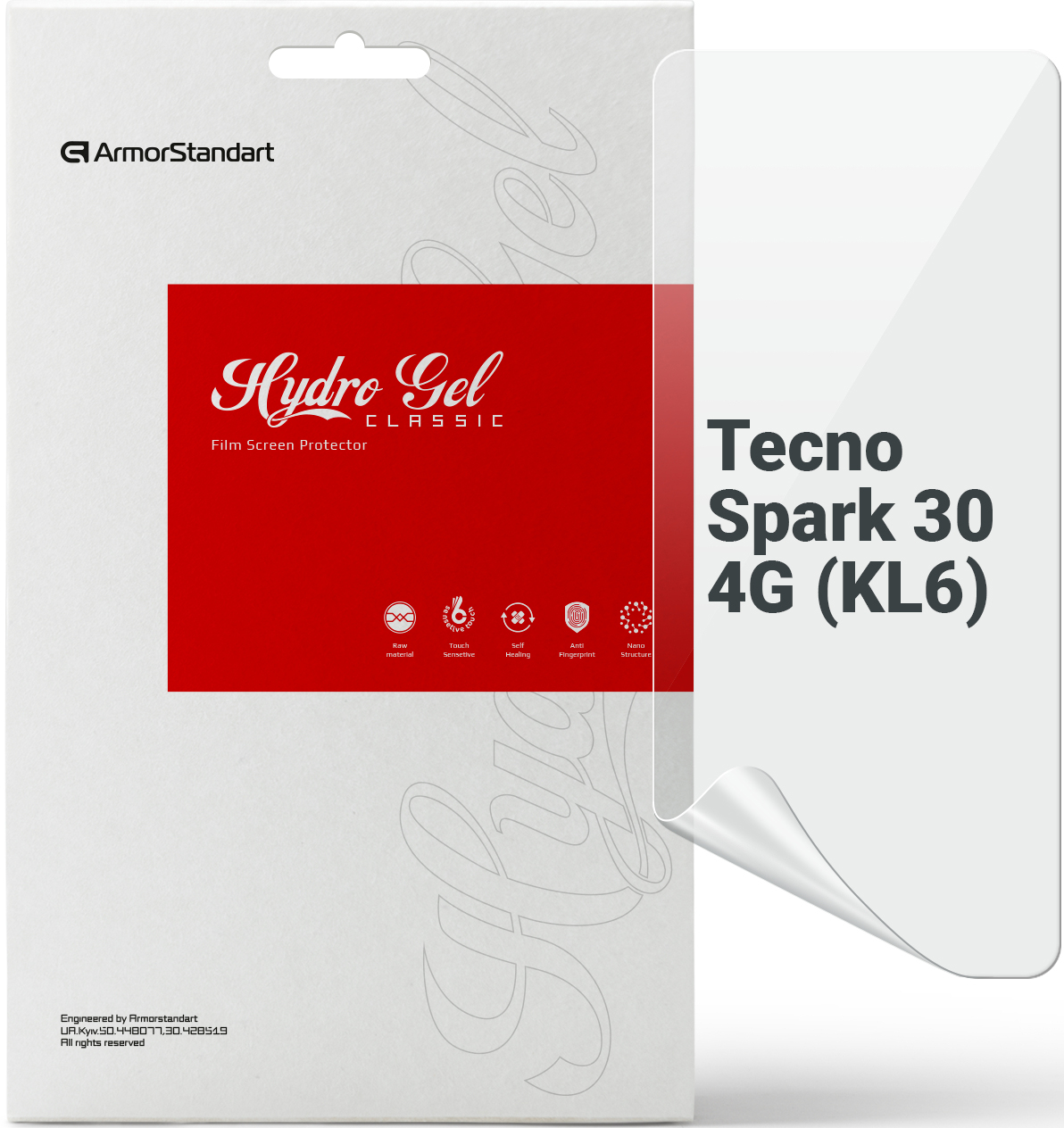 Защитная пленка для смартфона Armorstandart for Tecno Spark 30 4G (KL6) (ARM81385) - Фото 1