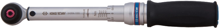 Ключ динамометричний KING TONY 1/4" 4-20 NM & 39.8-172.6 IN.LB. (3426A-2FG) - Фото 1