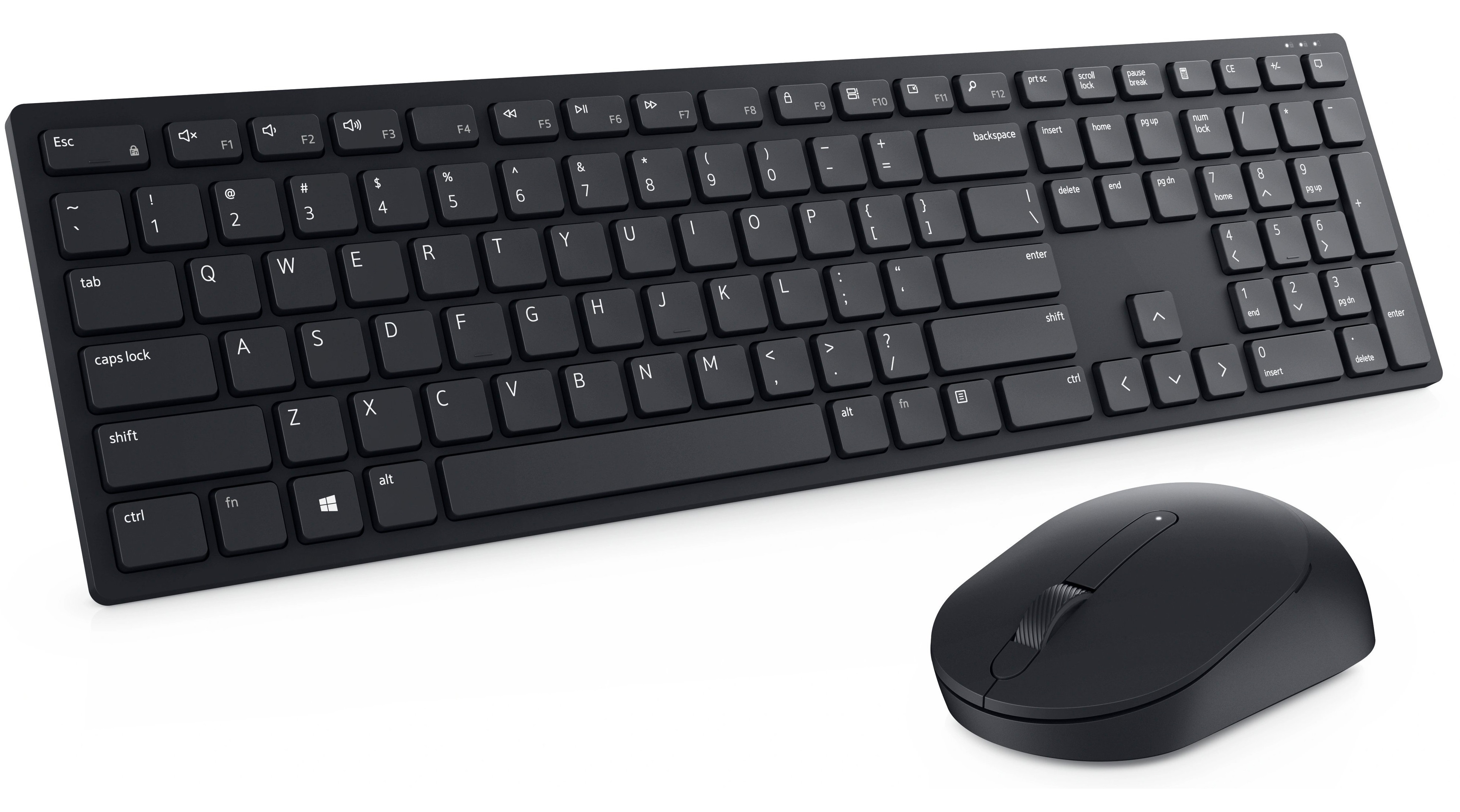 Клавиатура+мышь беспроводная Dell Pro Wireless Keyboard and Mouse - KM5221W - Ukrainian (QWERTY) (580-AJRT) - Фото 1