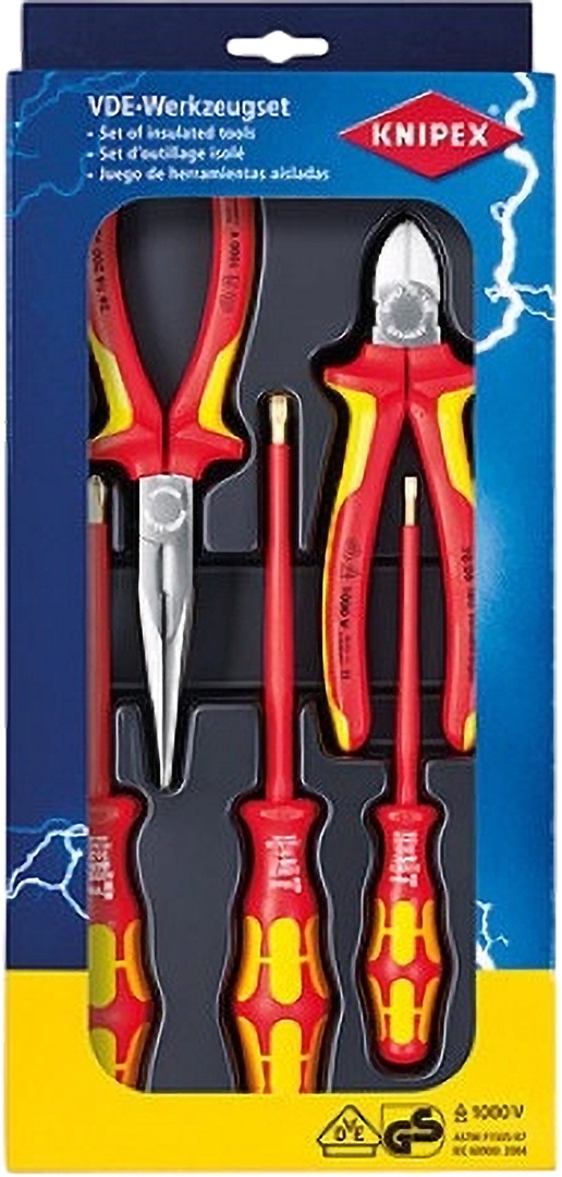 Купить Набор инструментов KNIPEX электроизолированных (00 20 13) - Фото 1 Набор инструментов KNIPEX электроизолированных (00 20 13) - Фото 1