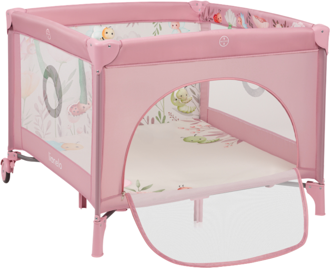 Манеж класичний Lionelo Mille Plus Pink - Фото 1