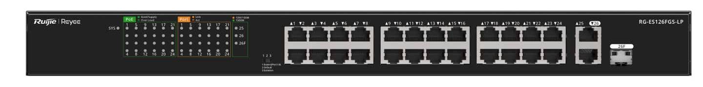 Коммутатор локальной сети (Switch) Ruijie Reyee RG-ES126FGS-LP - Фото 1