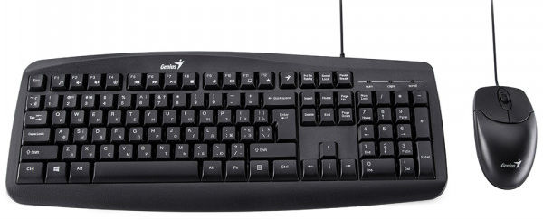 Клавиатура+мышь Genius Smart KM-200 Black Ukr (31330003410) - Фото 1
