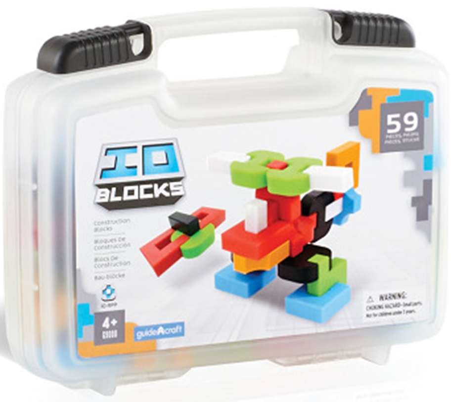 Пластиковый конструктор Guidecraft IO Blocks Дорожный набор с дополненной 3d реальностью, 59 деталей (G9604) - Фото 1