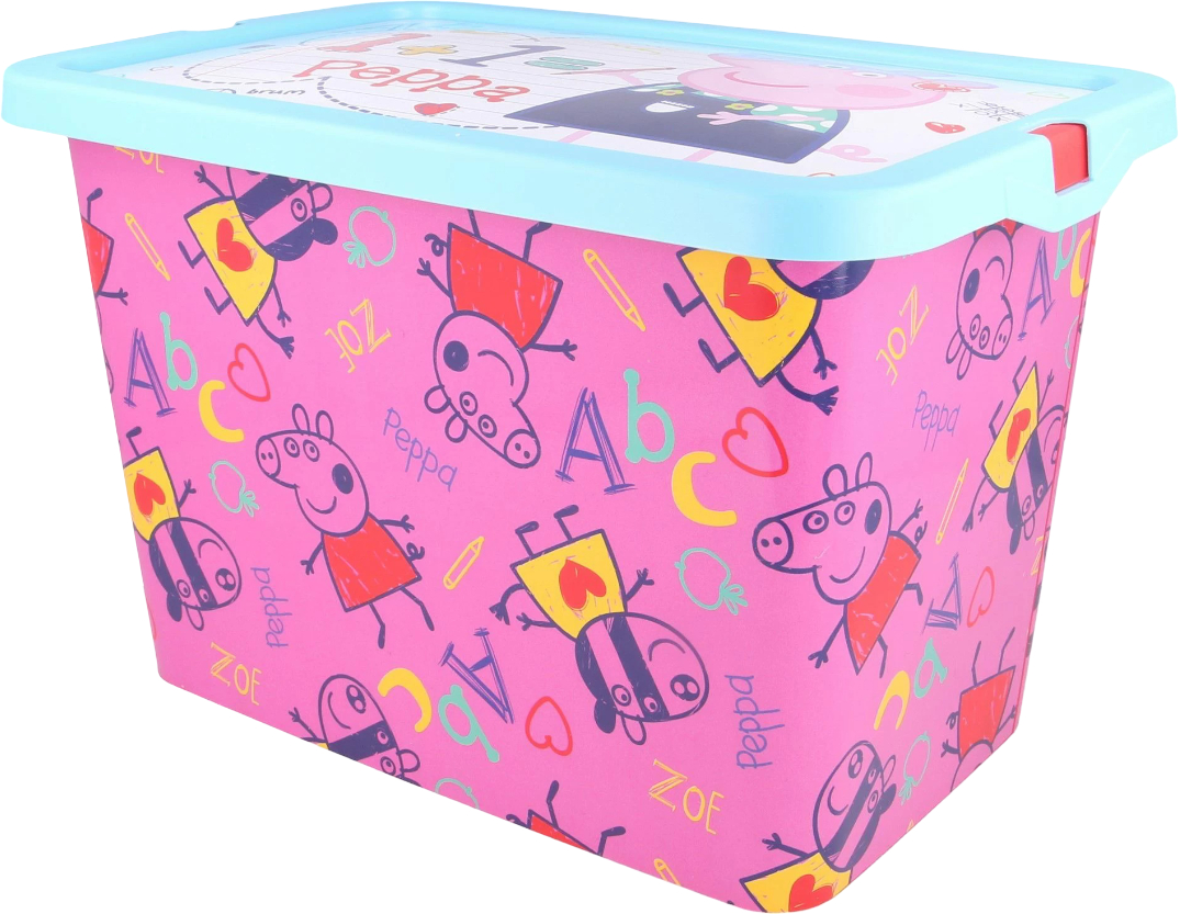 Коробка для хранения детская STOR STORAGE CLICK BOX 7 PEPPA PLAY COOL (Stor-03404) - Фото 1