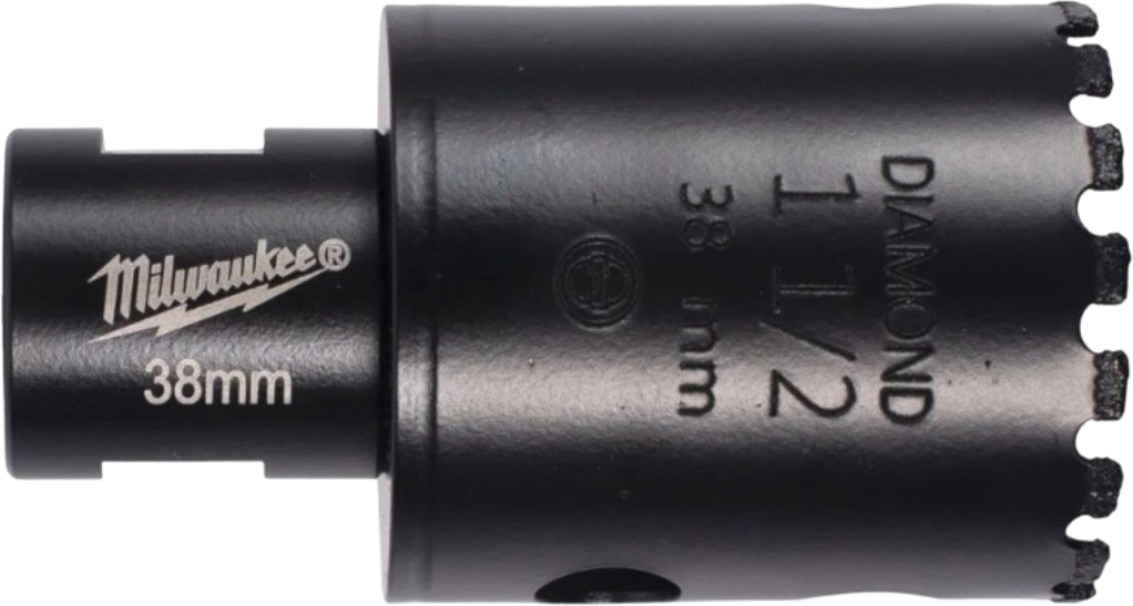 Коронка по керамограниту Milwaukee M14 Diamond Max 38 мм (4932498356) - Фото 1