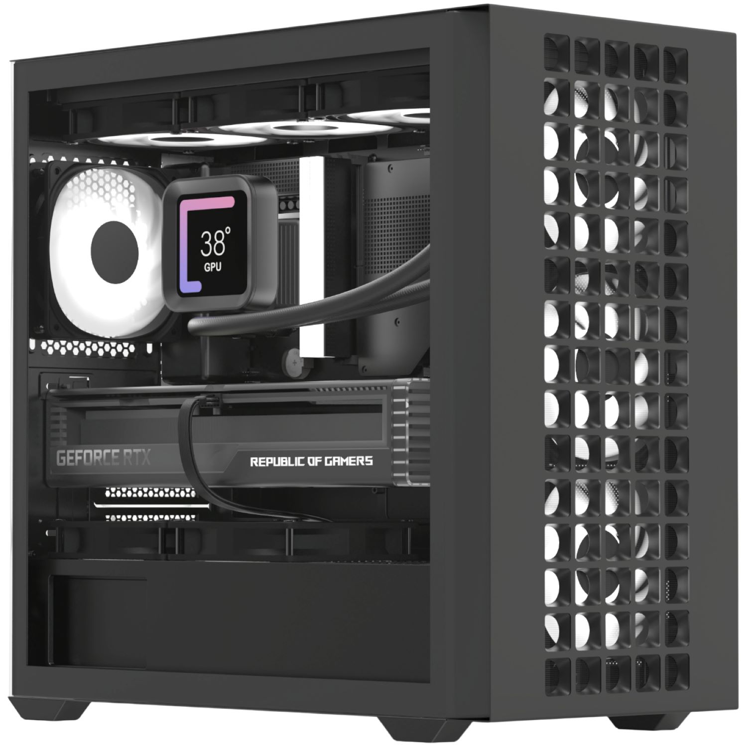 Корпус AEROCOOL D302A-G-BK-v1 (ACCS-DS04043.11) Black без БП - Фото 1