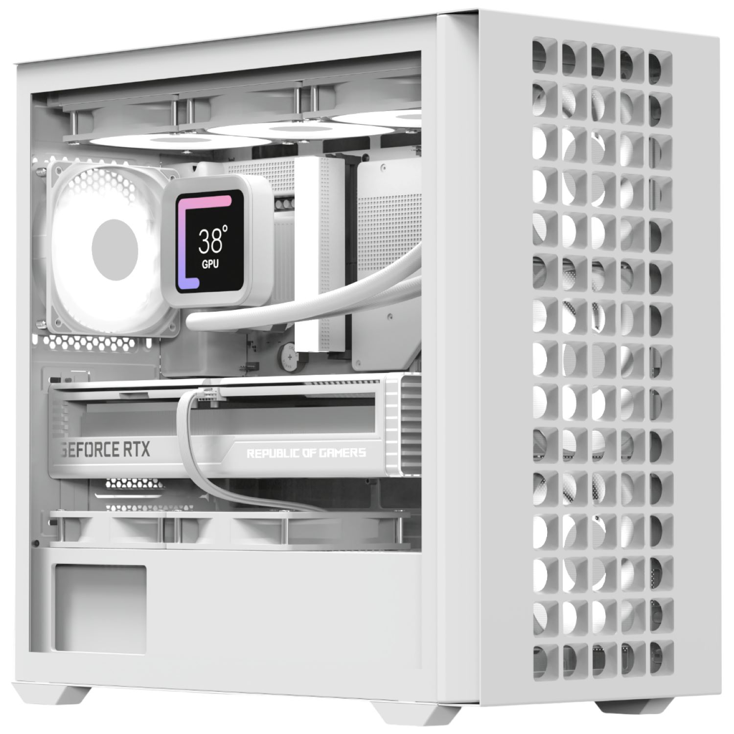 Корпус AEROCOOL D302A-G-WT-v1 (ACCS-DS04043.21) White без БП - Фото 1
