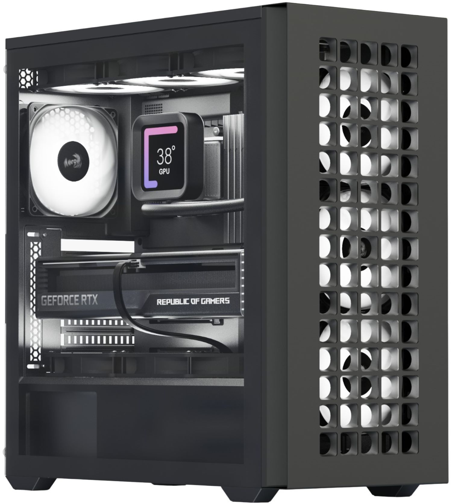Корпус AEROCOOL D502A-G-BK-v1 (ACCM-DS02043.11) Black без БП - Фото 1