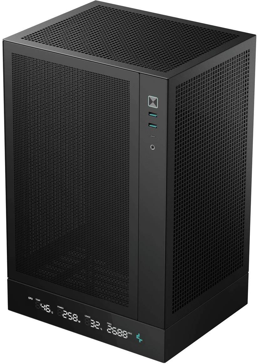 Корпус Deepcool CH170 Digital Black (R-CH170-BKNPI0D-G-1) без БП - Фото 1