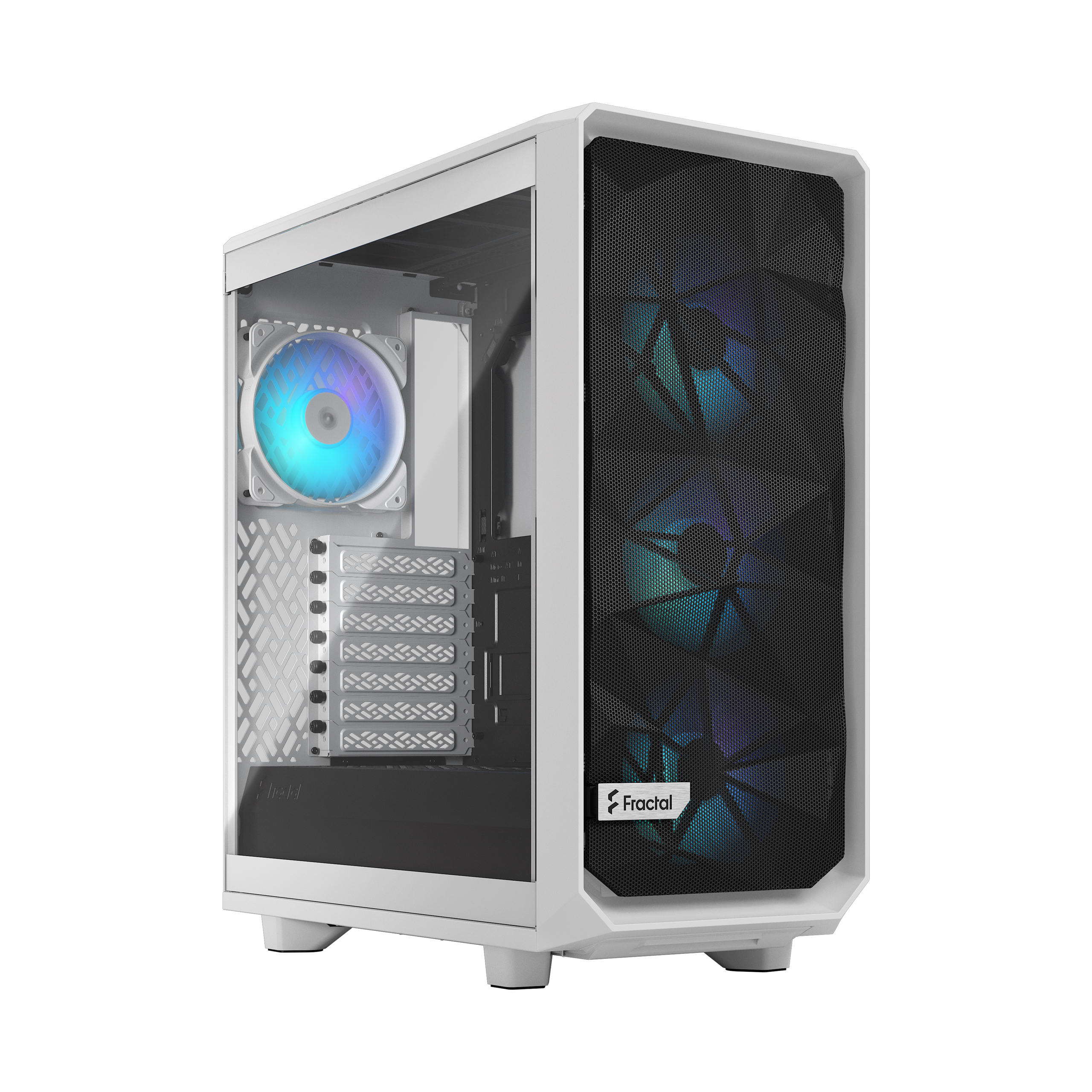 Корпус Fractal design Meshify 2 Compact RGB White TG (FD-C-MES2C-08) без БЖ - Фото 1