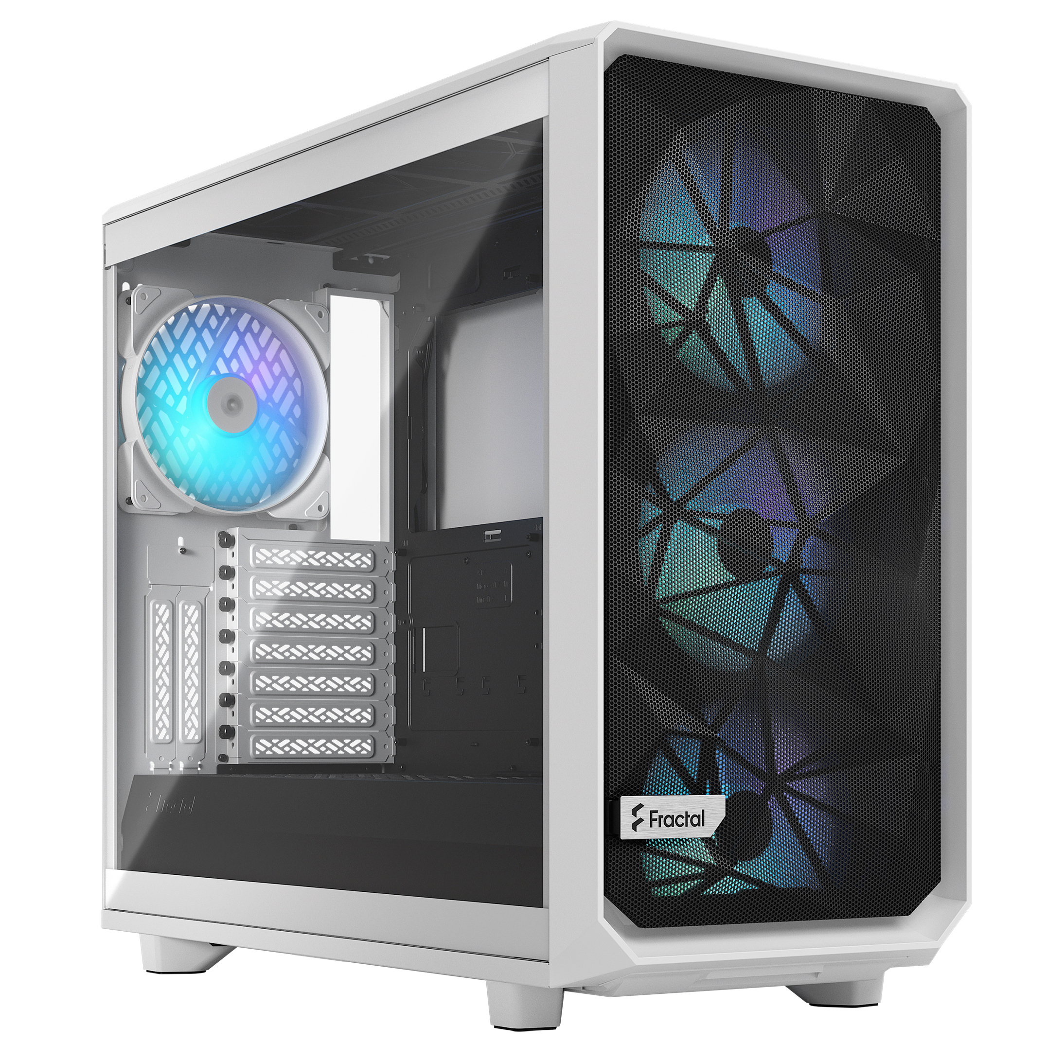Корпус Fractal design Meshify 2 RGB White TG Clear t (FD-C-MES2A-08) - Фото 1