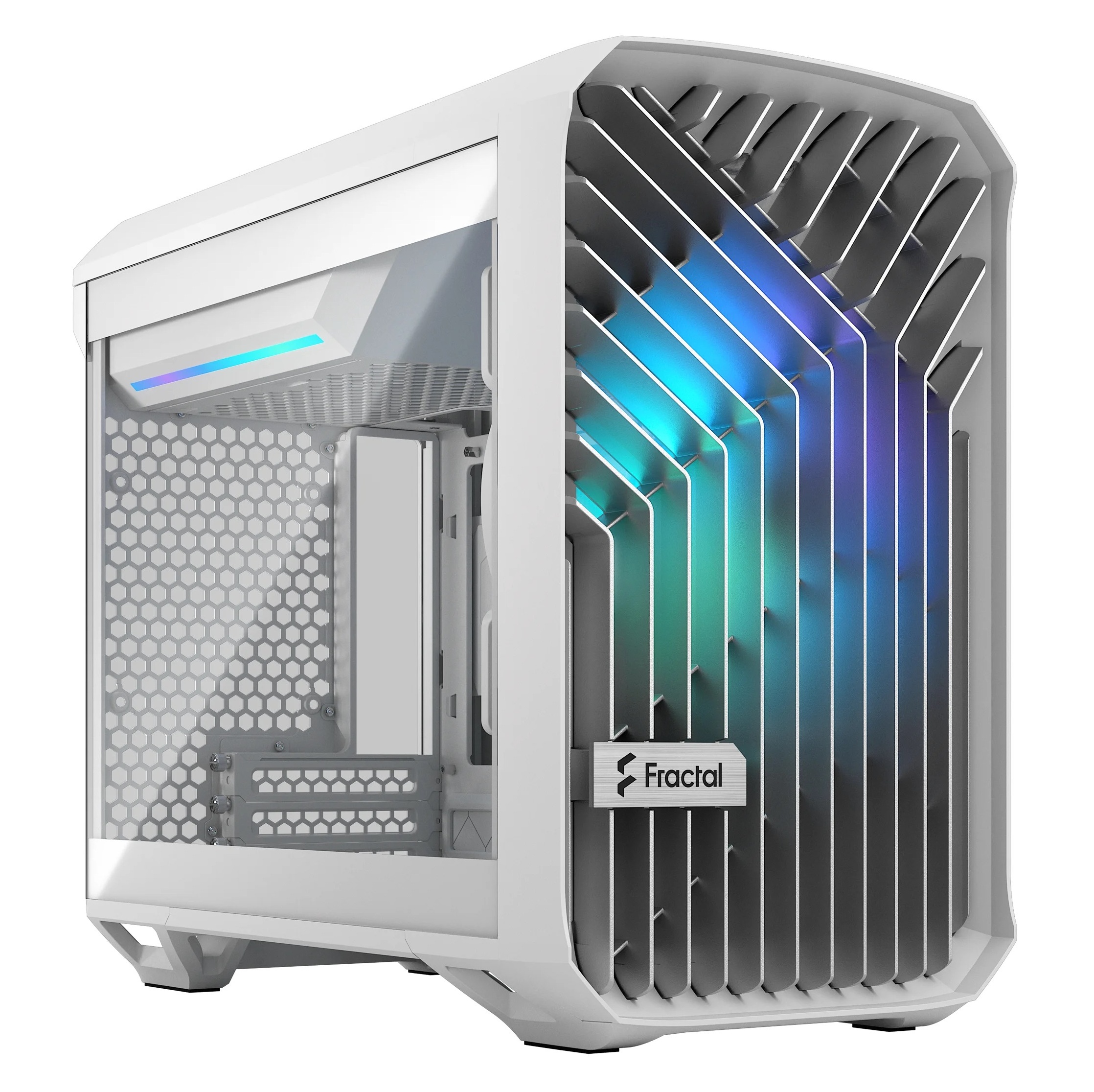 Корпус Fractal design Torrent Nano RGB White TG clea (FD-C-TOR1N-05) - Фото 1