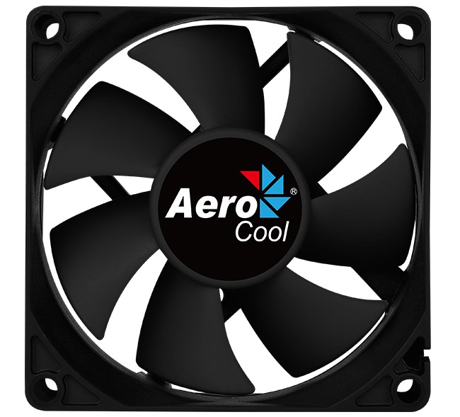 Корпусный вентилятор AEROCOOL Force 8 Black (ACF1-FC00110.11) - Фото 1