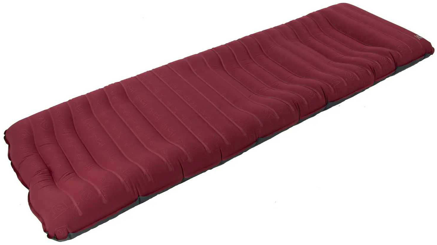 Туристичний килимок Bo-camp Laticuda Ergonomic Gold 191x60x14 cm Grey/Red (3107105) - Фото 1
