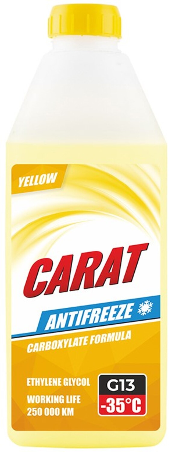 Антифриз Carat G13 Yellow 900 г (KR82332) - Фото 1