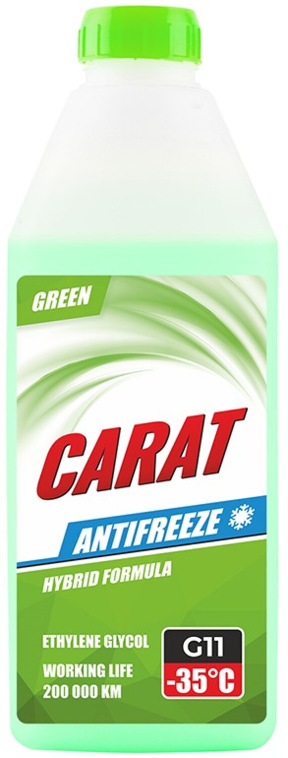 Антифриз Carat G11 Green 900 г (KR82349) - Фото 1