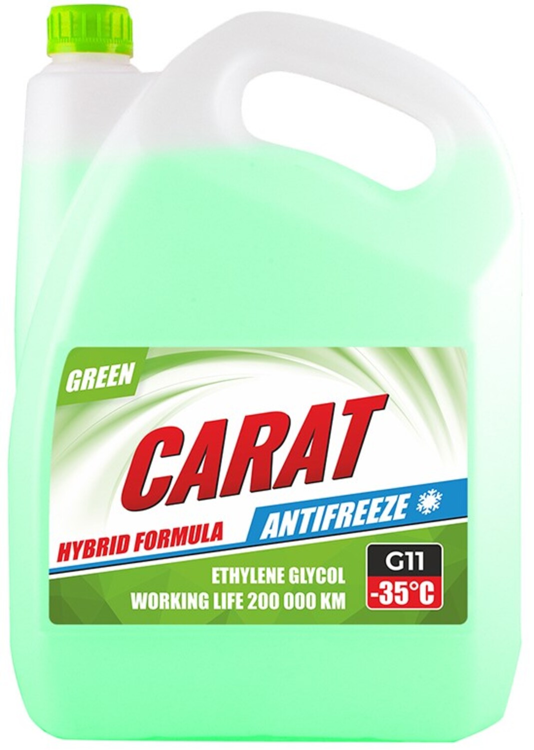 Антифриз Carat G11 Green 4,3 кг (KR82387) - Фото 1
