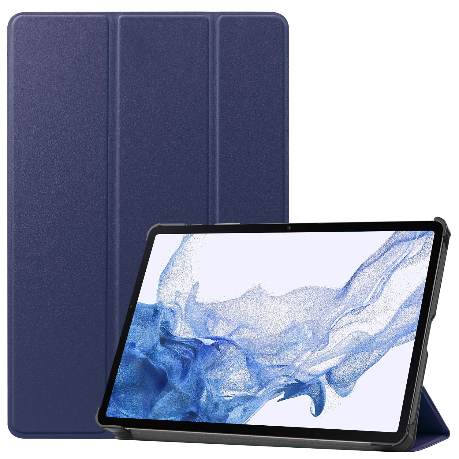 Чехол для планшета BeCover Smart Case for Samsung Galaxy Tab S10 FE (SM-X520/SM-X526) 10.9" Deep Blue (713274) - Фото 1