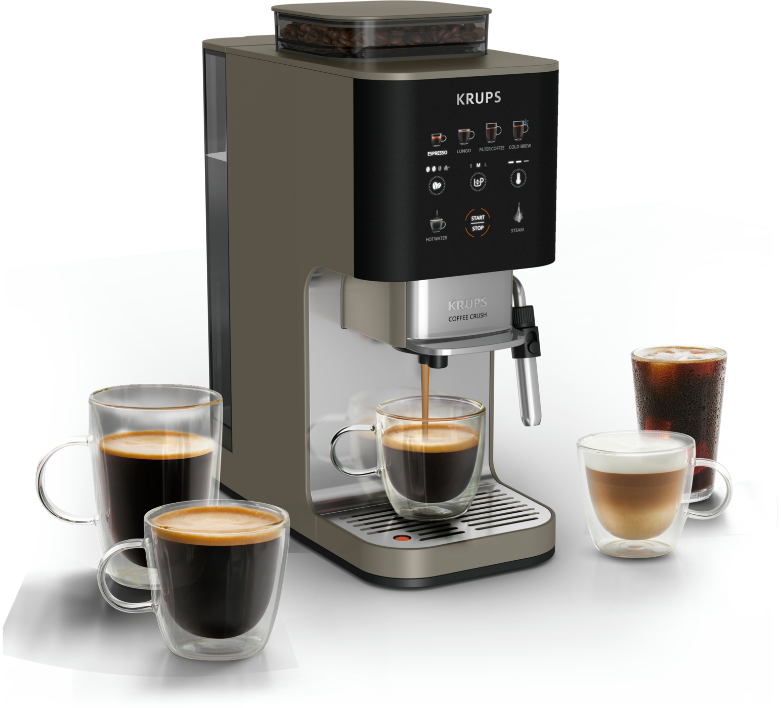 Кавомашина Krups SA403BE0 Coffee Crush Experience