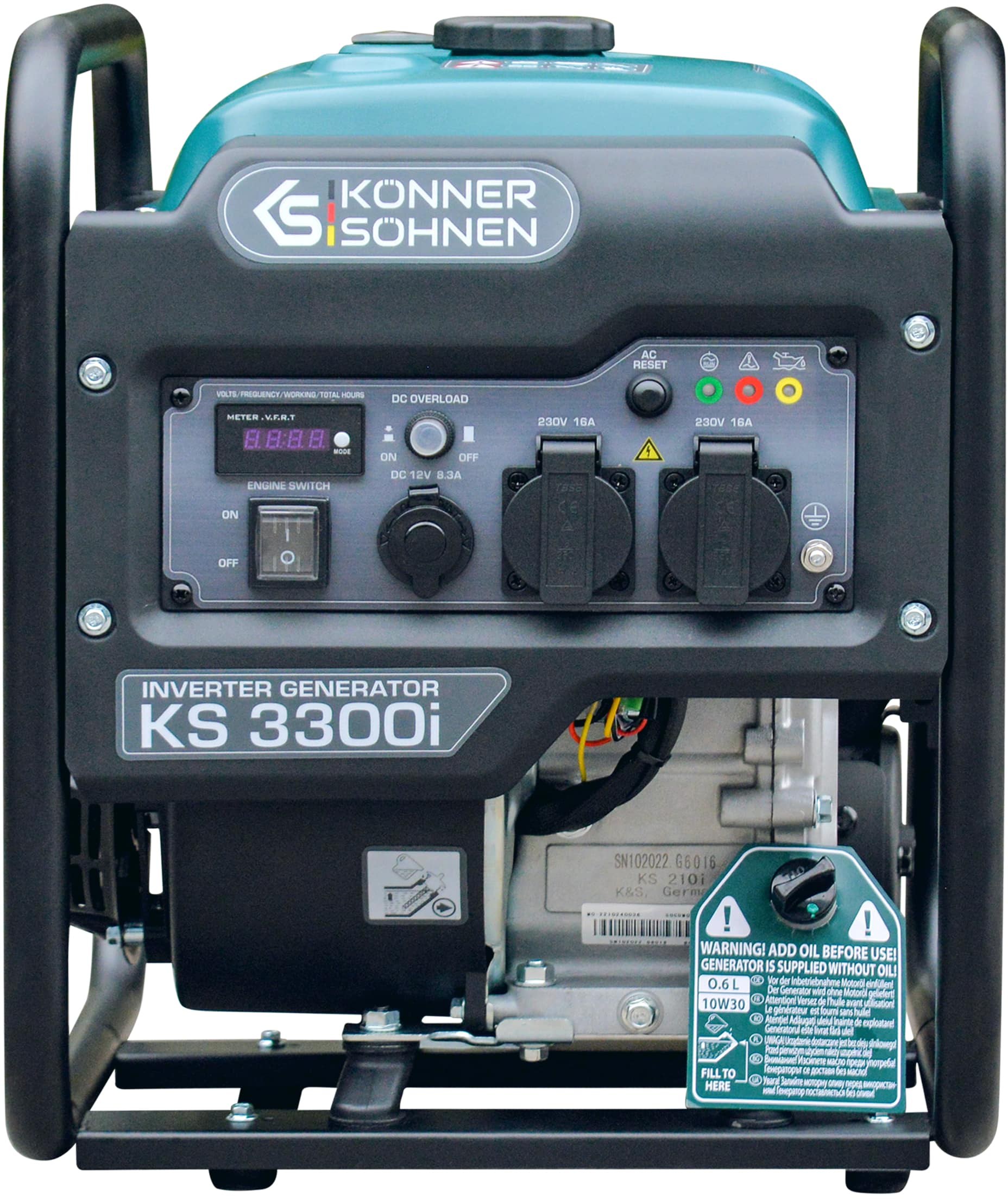 Генератор бензиновый Konner&Sohnen KS 3300i - Фото 1