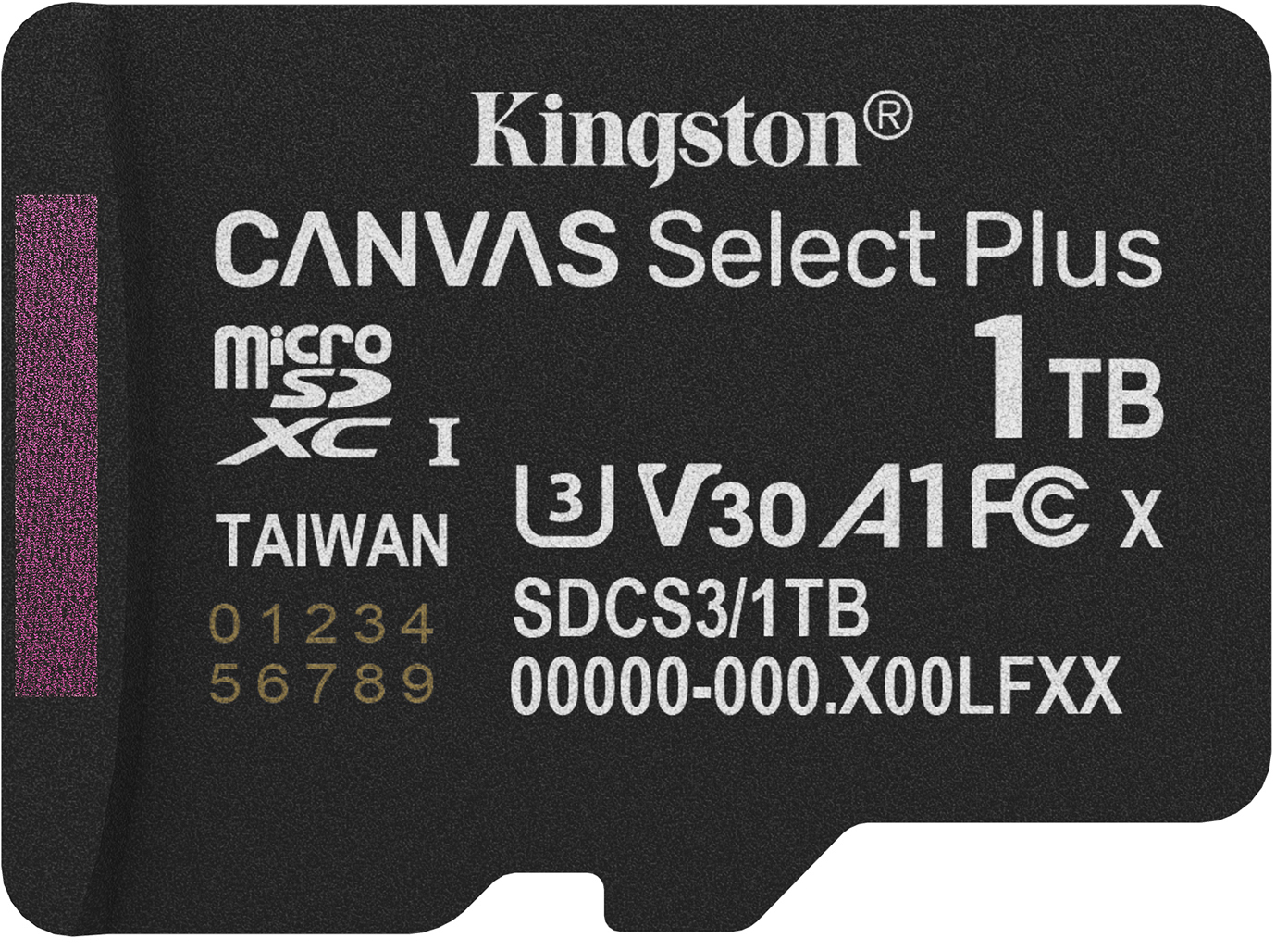 Карта пам'яті Kingston 1TB microSDXC Canvas Select Plus Gen 3 (SDCS3/1TBSP) - Фото 1