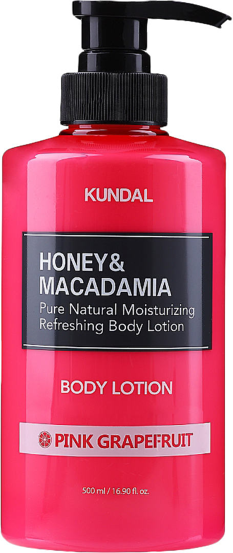 Купить Лосьон для тела Kundal Honey&Macadamia Pink Grapefruit 500мл (8809568740234) - Фото 1 Лосьон для тела Kundal Honey&Macadamia Pink Grapefruit 500мл (8809568740234) - Фото 1