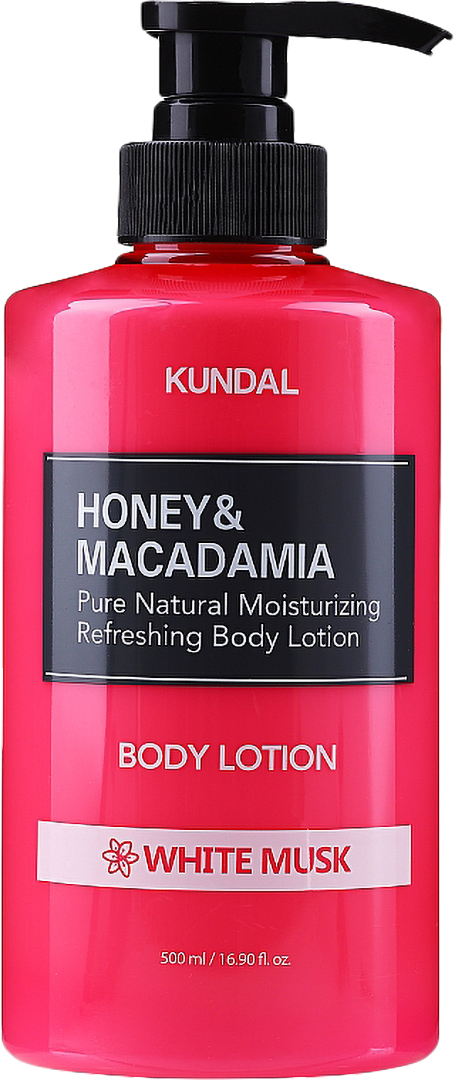 Купить Лосьон для тела Kundal Honey&Macadamia White Musk 500мл (8809568740050) - Фото 1 Лосьон для тела Kundal Honey&Macadamia White Musk 500мл (8809568740050) - Фото 1