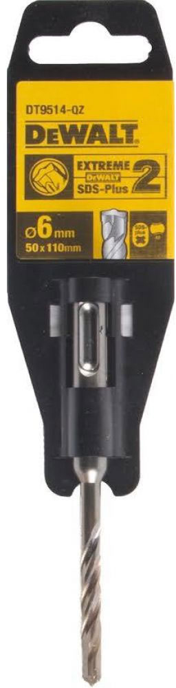 Бур DeWALT SDS-Plus EXTREME2 6x50x110 мм (DT9514) - Фото 1