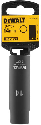 Торцевая головка DeWALT IMPACT 1/2 х 14 мм (DT7548) - Фото 1