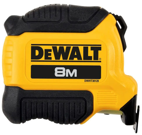Рулетка DeWALT COMPACT 8м x 28мм (DWHT38128-0) - Фото 1