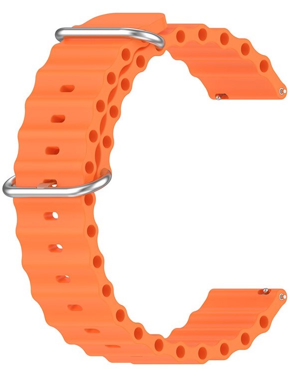 Купити Ремінець для смарт-годинника BeCover Wave Style (22mm) for Samsung Galaxy Watch (46mm)/Watch 3 (45mm)/Gear S3 Classic/Gear S3 Frontier Orange (714207) - Фото 1 Ремінець для смарт-годинника BeCover Wave Style (22mm) for Samsung Galaxy Watch (46mm)/Watch 3 (45mm)/Gear S3 Classic/Gear S3 Frontier Orange (714207) - Фото 1