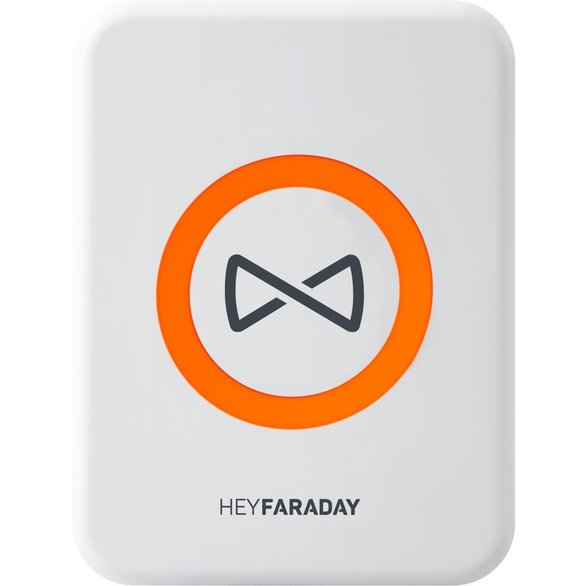 Бездротовий зарядний пристрій HeyFaraday Wireless Charger Mini White (KWS-211WH) - Фото 1