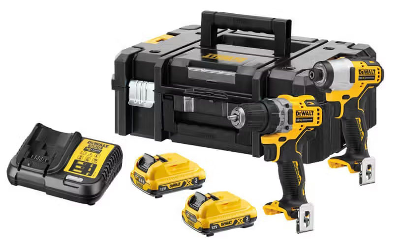 Набор электроинструментов DeWALT 12 В XR Li-lon 3 Аг (DCK2110L2T) - Фото 1