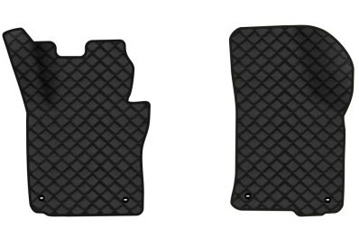 Килимки з екошкіри в салон авто передні EVAtech для Octavia A5 (MT, 4 clips) Skoda 2004-2013 2 покоління Combi EU (SK12162AD2TL4BBB) - Фото 1