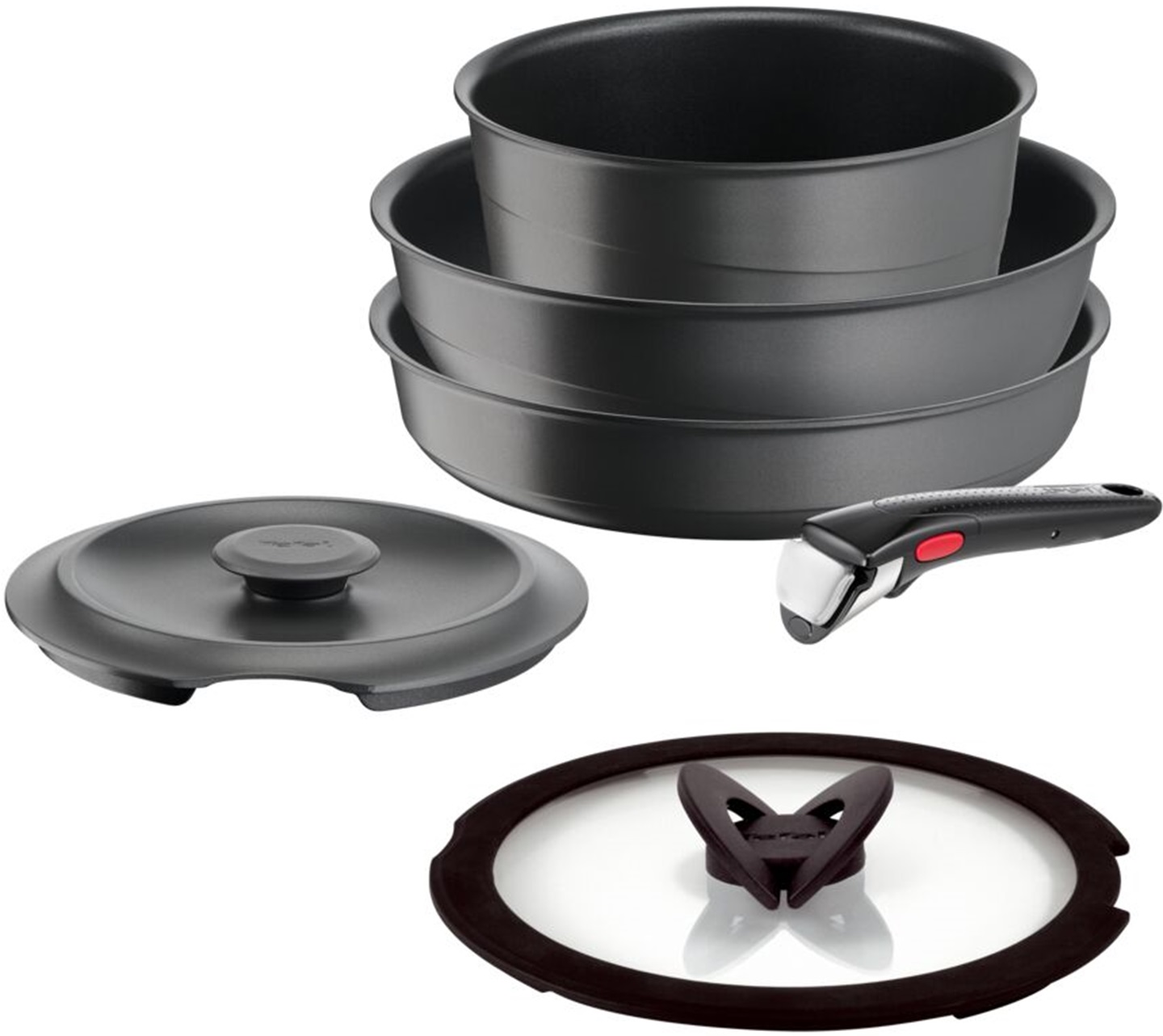 Набор посуды со съемной ручкой Tefal L867S604 Ingenio Inspiration 6 пр. - Фото 1
