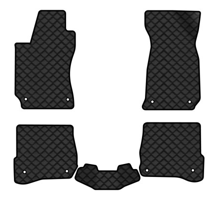 Коврики из экокожи в салон авто EVAtech ECO для Passat (B5) Volkswagen 1996-2005 5 поколение Sedan EU VW31891CBK5TL8BBB - Фото 1