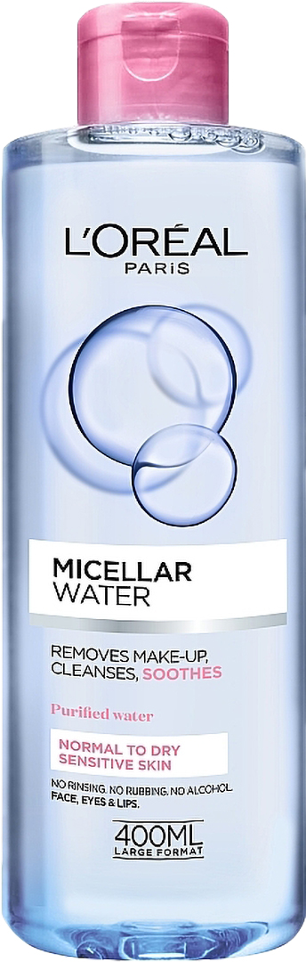 Міцелярна вода L'Oreal для сухої і чутливої шкіри 400 мл (3600523329847) - Фото 1