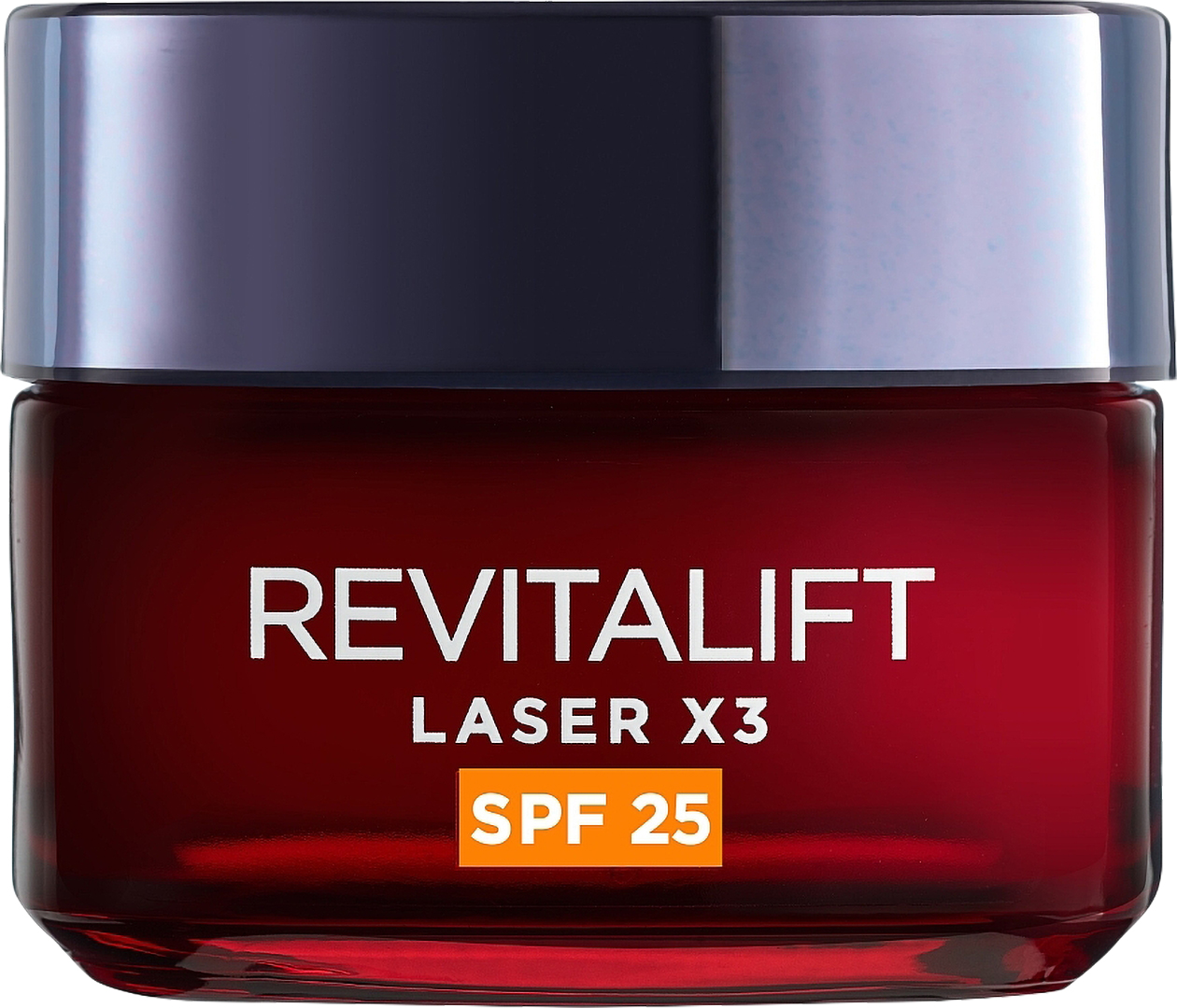 Купить Крем для лица L'Oreal Revitalift Лазер х3 ден антивозрастной SPF 25 50 мл (3600523448746) - Фото 1 Крем для лица L'Oreal Revitalift Лазер х3 ден антивозрастной SPF 25 50 мл (3600523448746) - Фото 1