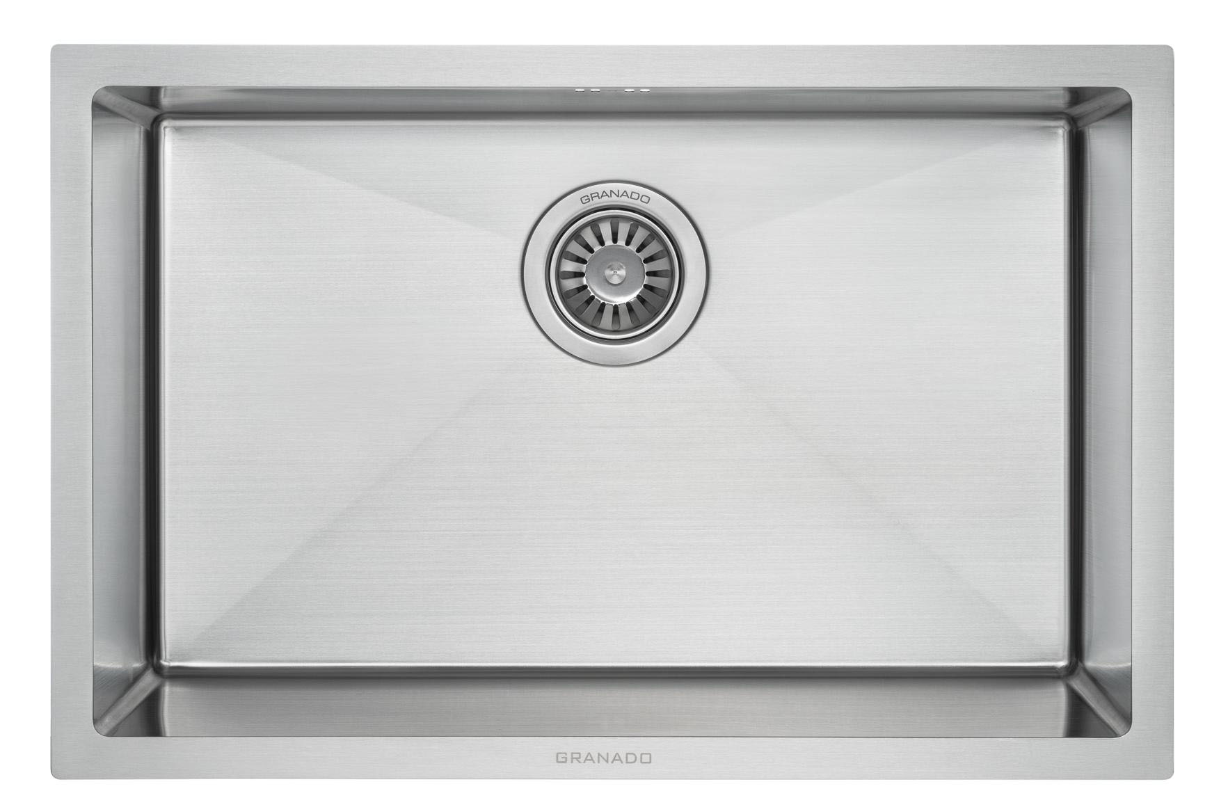 Мойка кухонная GRANADO Under top L STEEL S304 - Фото 1