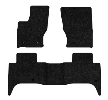 Коврики ворсовые в салон авто EVAtech Standard для Land Rover Range Rover Sport (L494) 2013-2022 2 поколение SUV EU черный кант (LR33640ZB3LA8VEB) - Фото 1