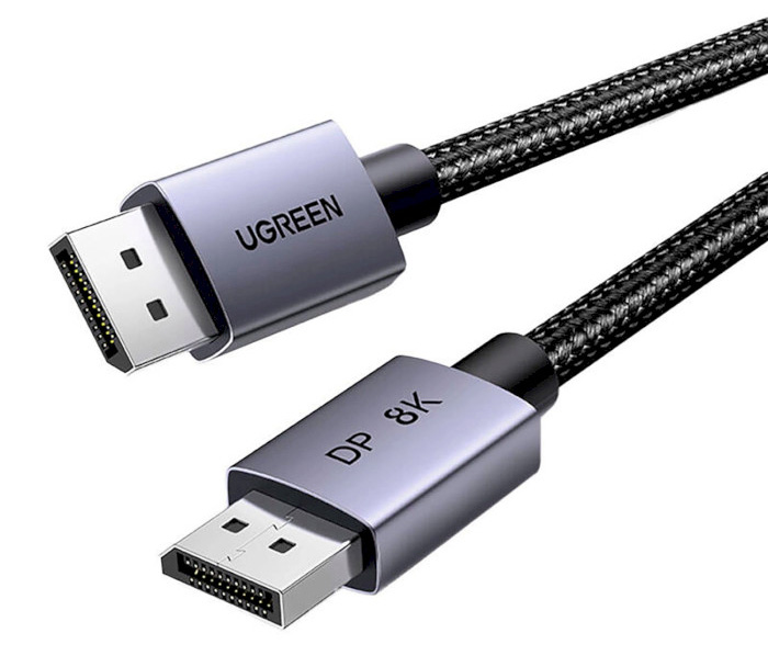 Кабель UGREEN DP120 DisplayPort to DisplayPort 1.4 8K@60Hz 3m Black (25906) - Фото 1