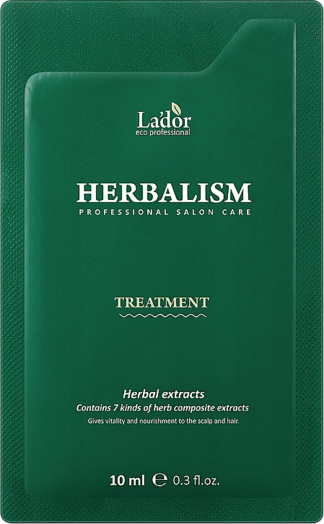 Купити Маска для волосся Lador HERBALISM з амінокислотами 10 мл (8809181937127) - Фото 1 Маска для волосся Lador HERBALISM з амінокислотами 10 мл (8809181937127) - Фото 1